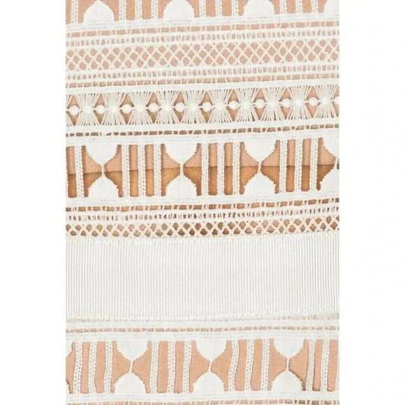 Self-Portrait Yoke Frill Mini White Dress Size 4 - Picture 11 of 16